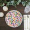8 Count Tropical Confetti Paper Dessert Plates 7 Inch Colorful Birthday Party Supplies
